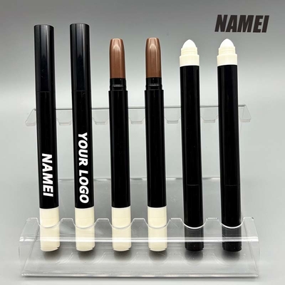 Dobra cena. Nowe opakowanie kosmetyczne 4g Biała Różowa Szminka Szminka Pióro Plastic Tube With Chipper And Cotton Brush w Internecie