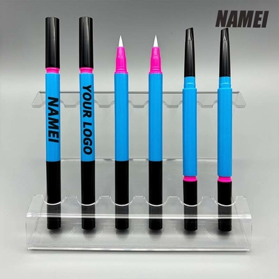 Dobra cena. Klasyczny design szczupły płynny eyeliner kosmetyczny ołówek opakowanie plastikowy ołówek podwójny brwi opakowanie w Internecie