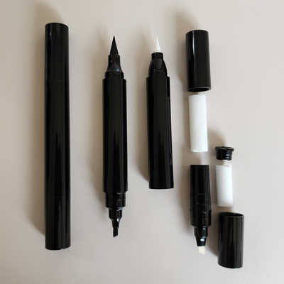 Dobra cena. pusty 3D Pióro brwi widelec końcówka brwi Tatuaż ołówek rurka Profesjonalny szkic Liquid Eye Brow Pen Pojemnik w Internecie